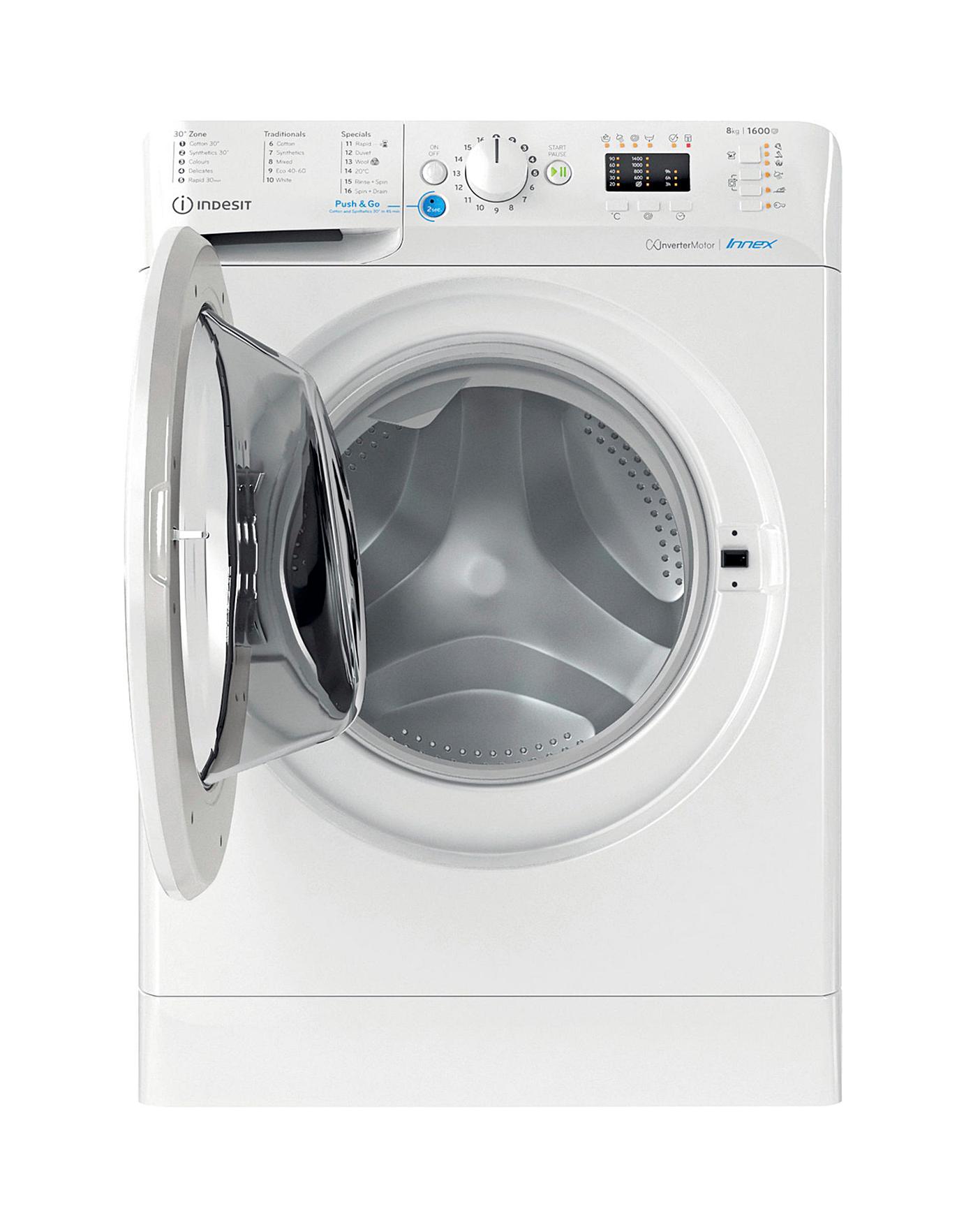  Indesit BWA81684XWUKN 8KG 1600 SPIN Washing Machine