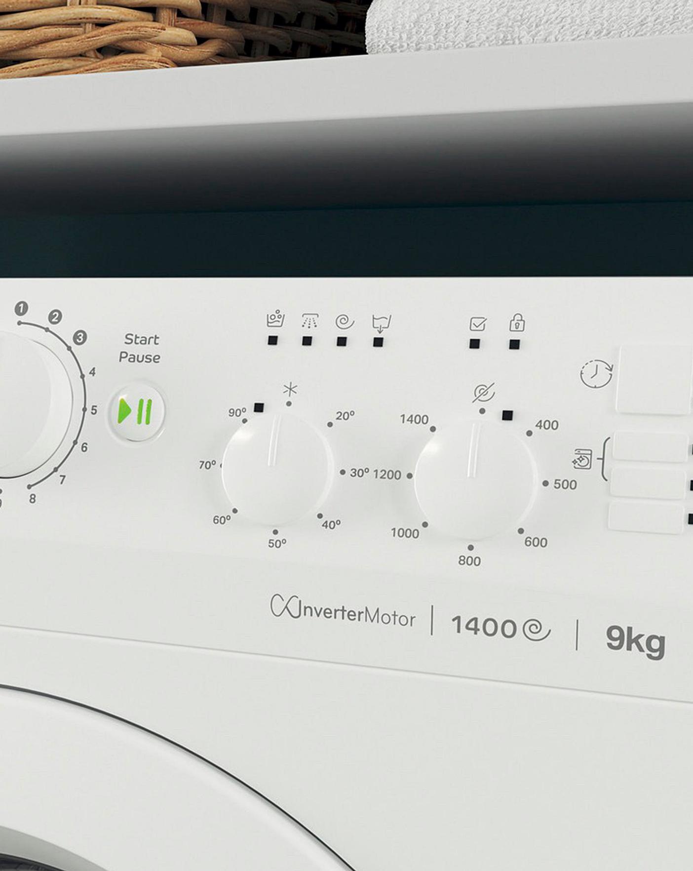  Indesit MTWC91284WUK 9KG 1200 SPIN Washing Machine
