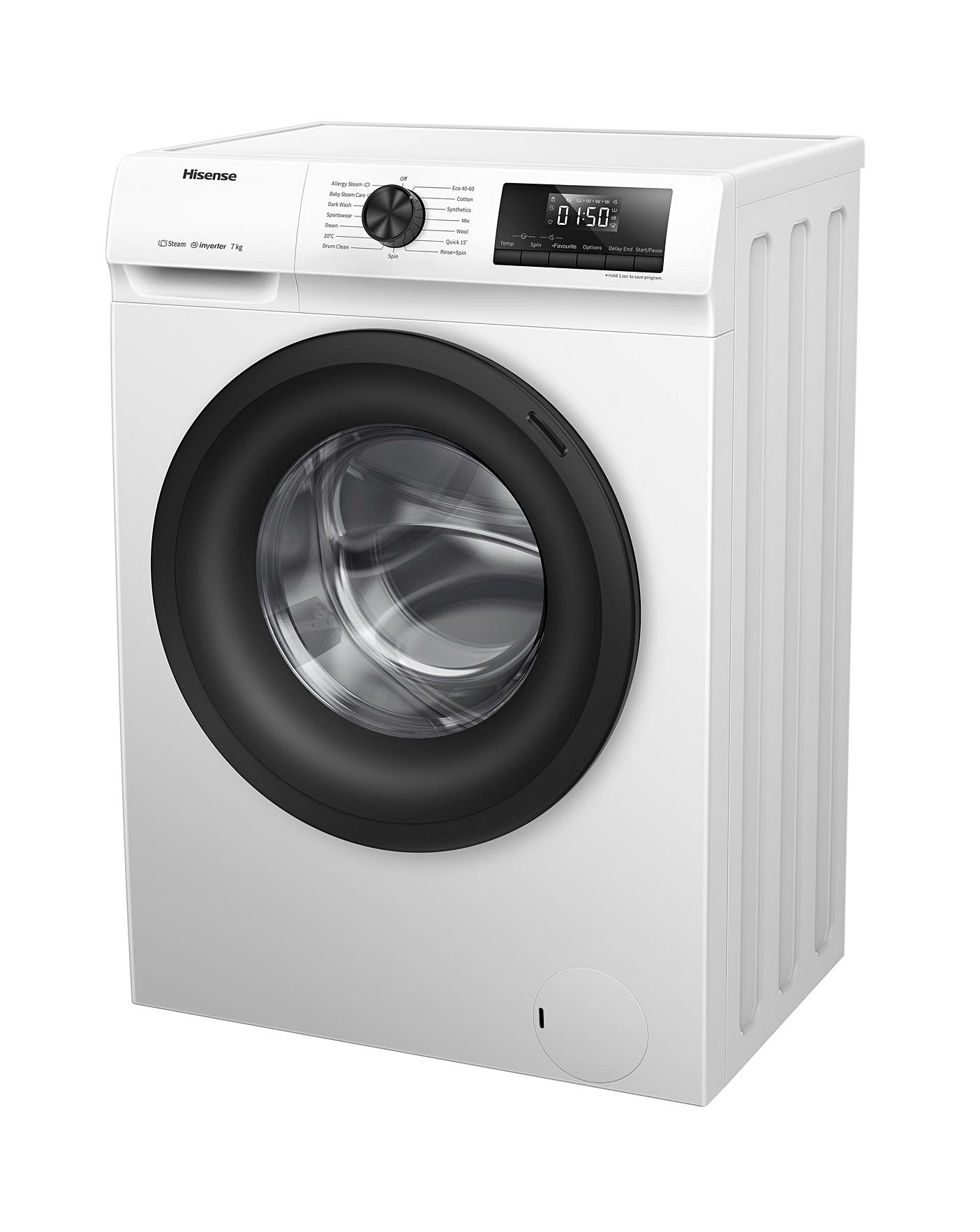  Hisense WFQP7012EVM 7KG 1200 Spin Washing Machine - White