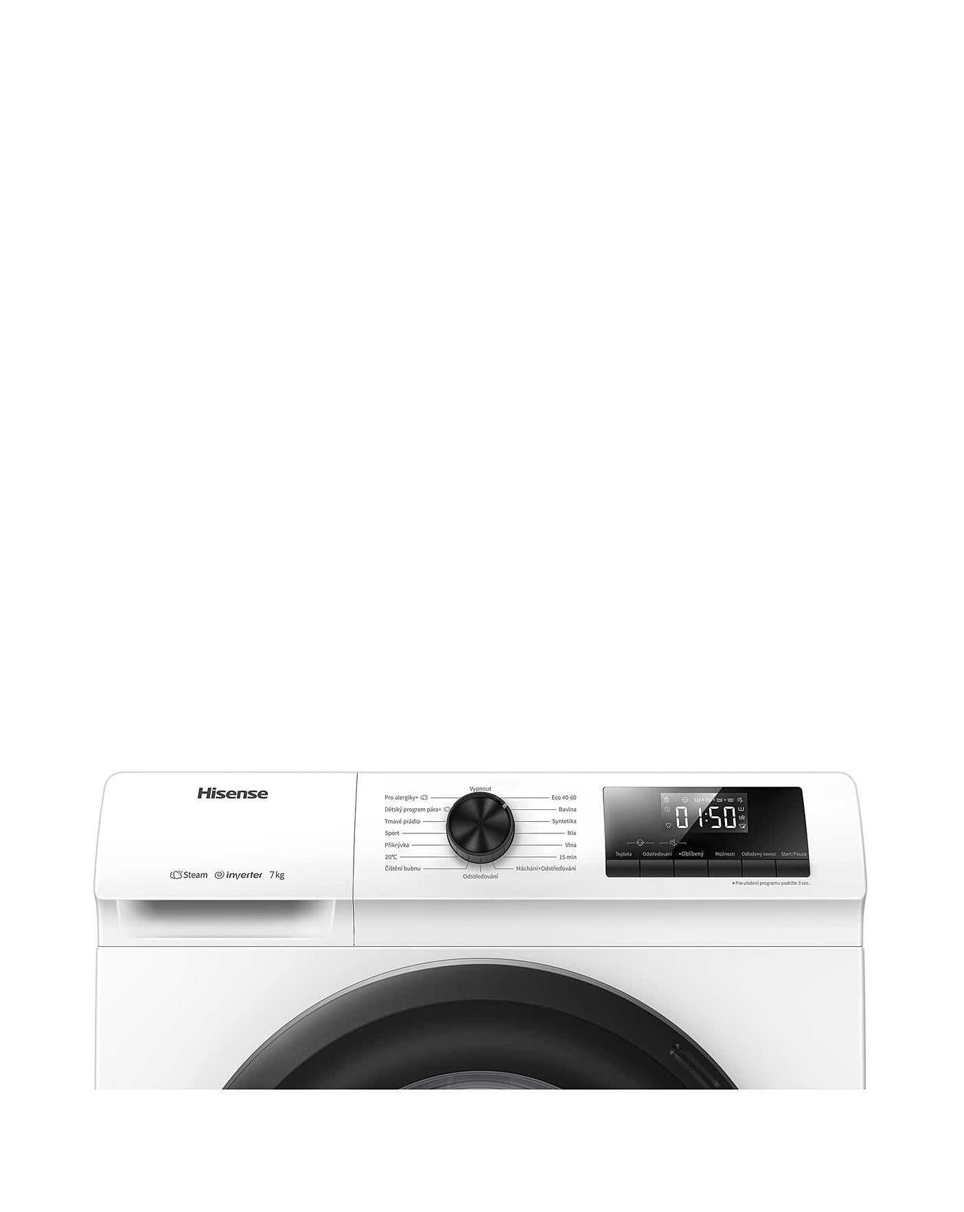  Hisense WFQP7012EVM 7KG 1200 Spin Washing Machine - White