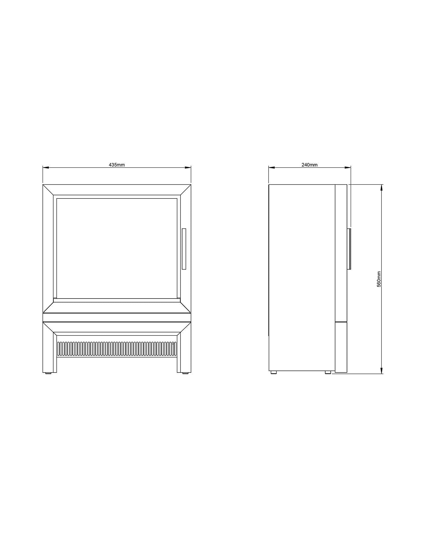  Be Modern Qube Freestanding Electric Stove