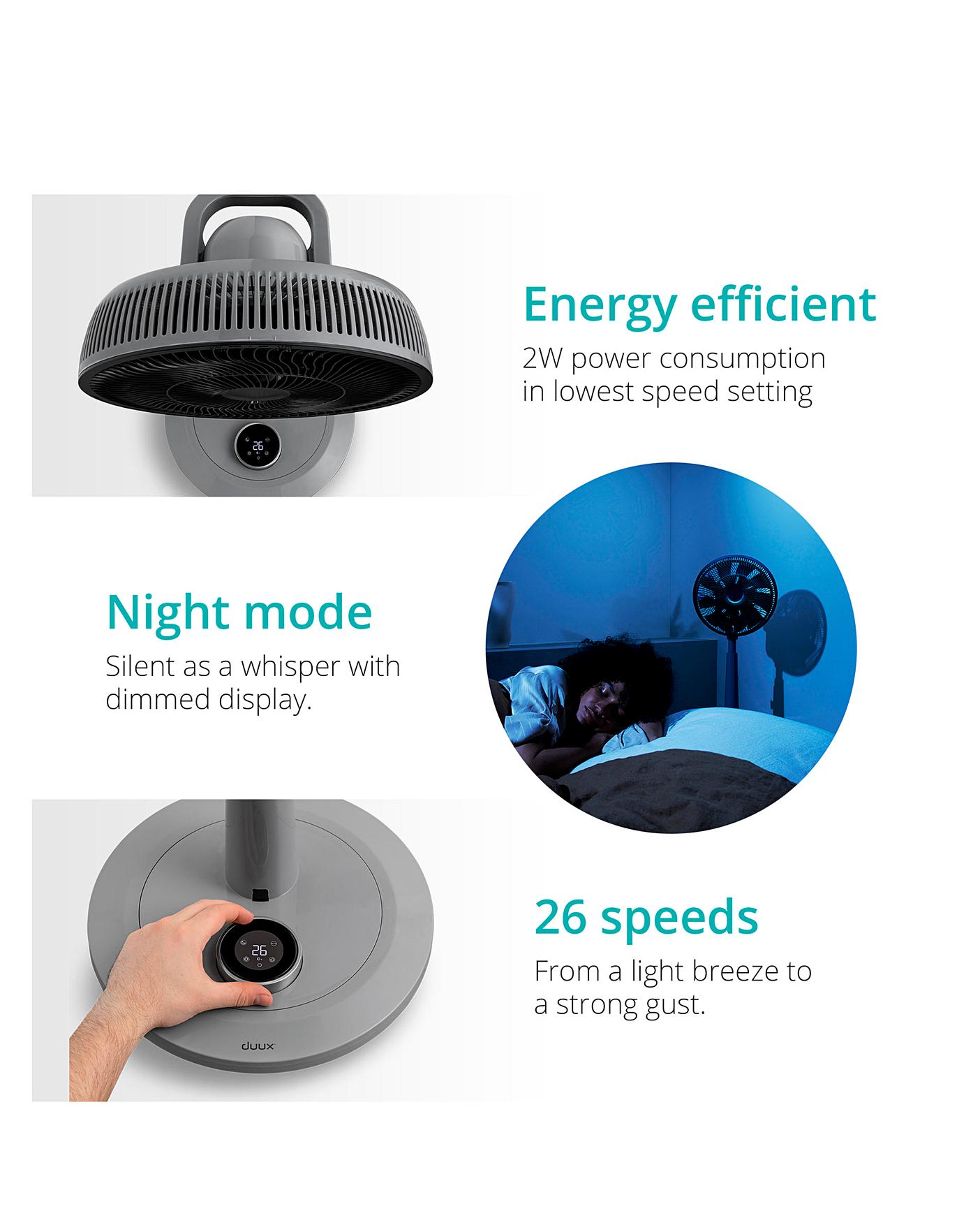  Duux Whisper Adjustable Grey Cooling Fan
