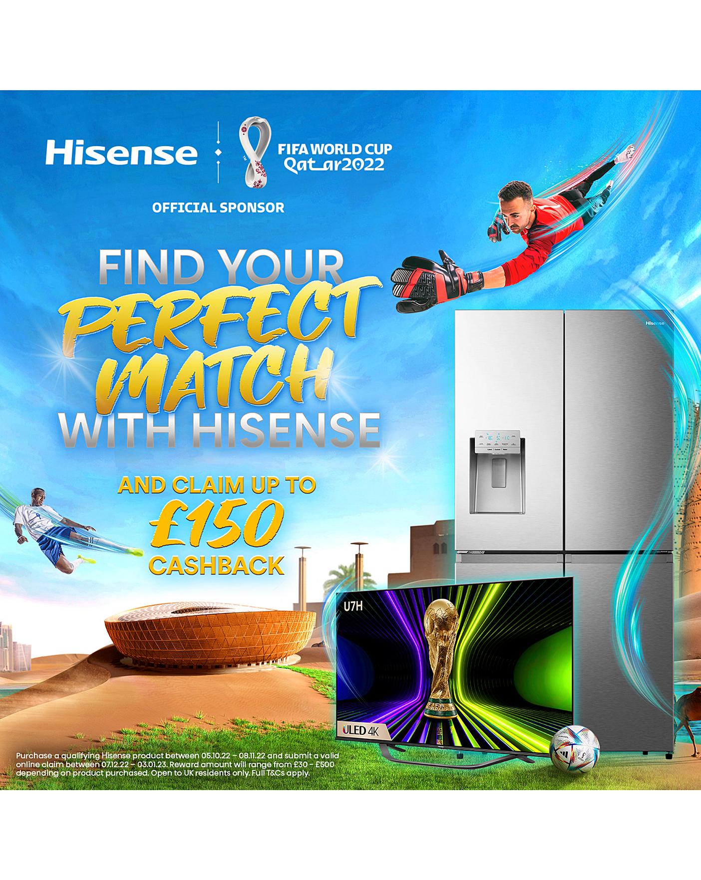  Hisense FUV124D4AW1 Integrated Under Counter Freezer - White