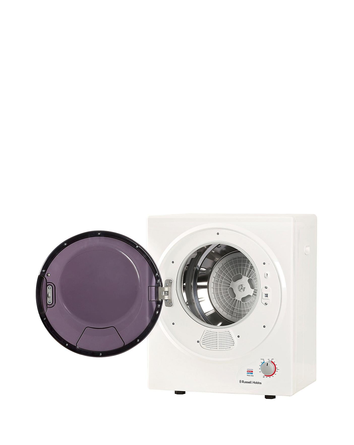  Russell Hobbs RH3VTD800 2.5kg Compact Vented Tumble Dryer White