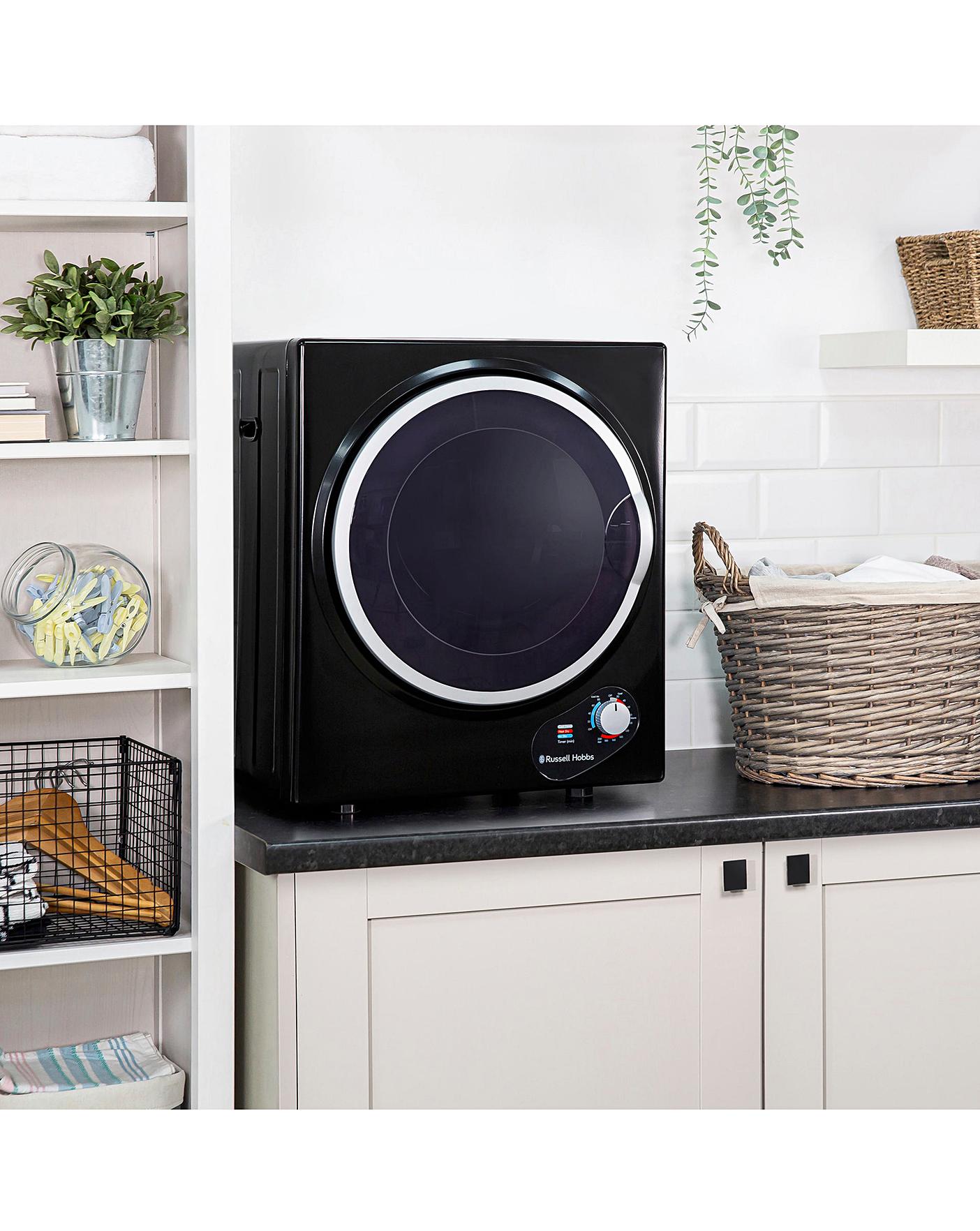  Russell Hobbs RH3VTD800B 2.5kg Compact Vented Tumble Dryer Black