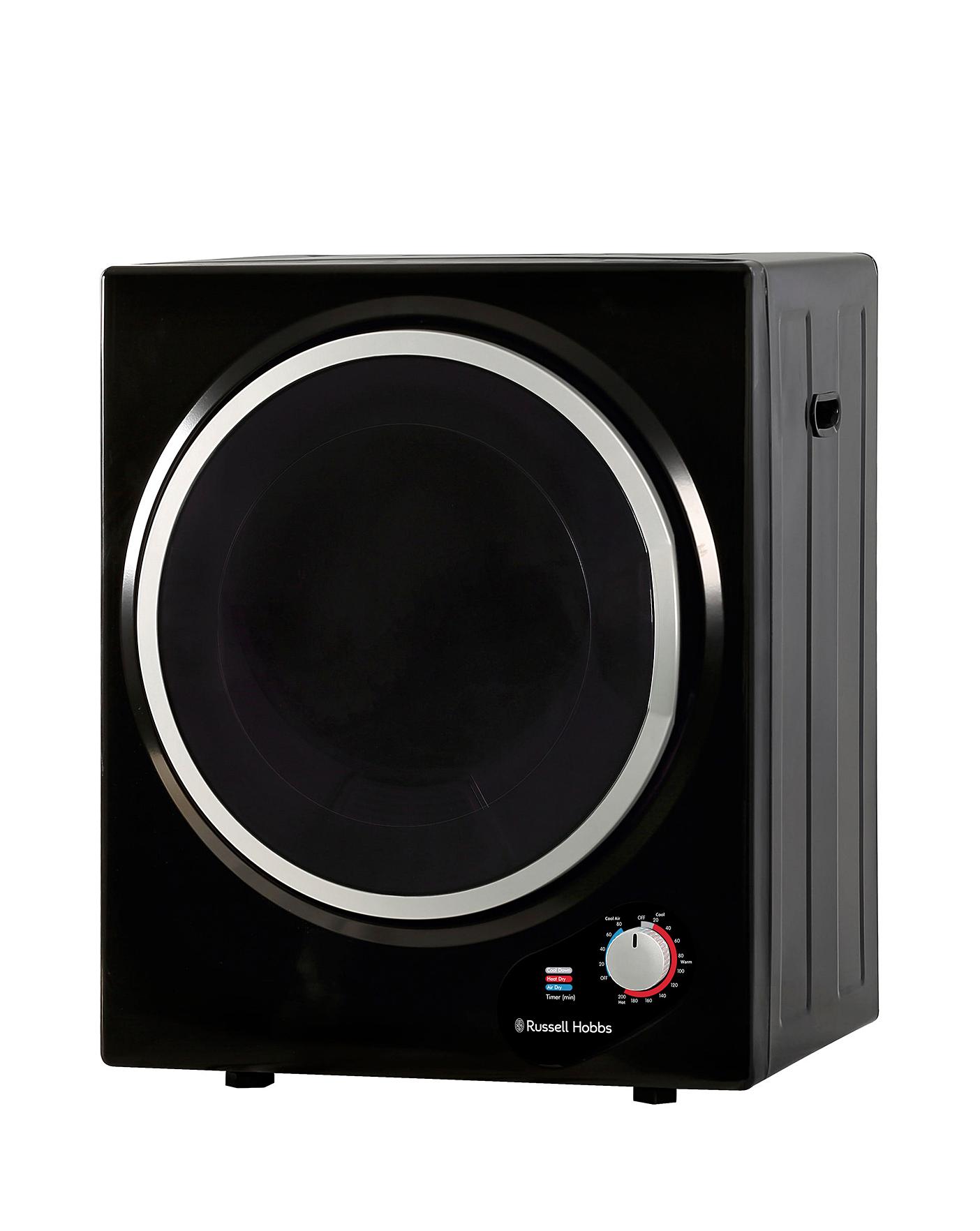  Russell Hobbs RH3VTD800B 2.5kg Compact Vented Tumble Dryer Black