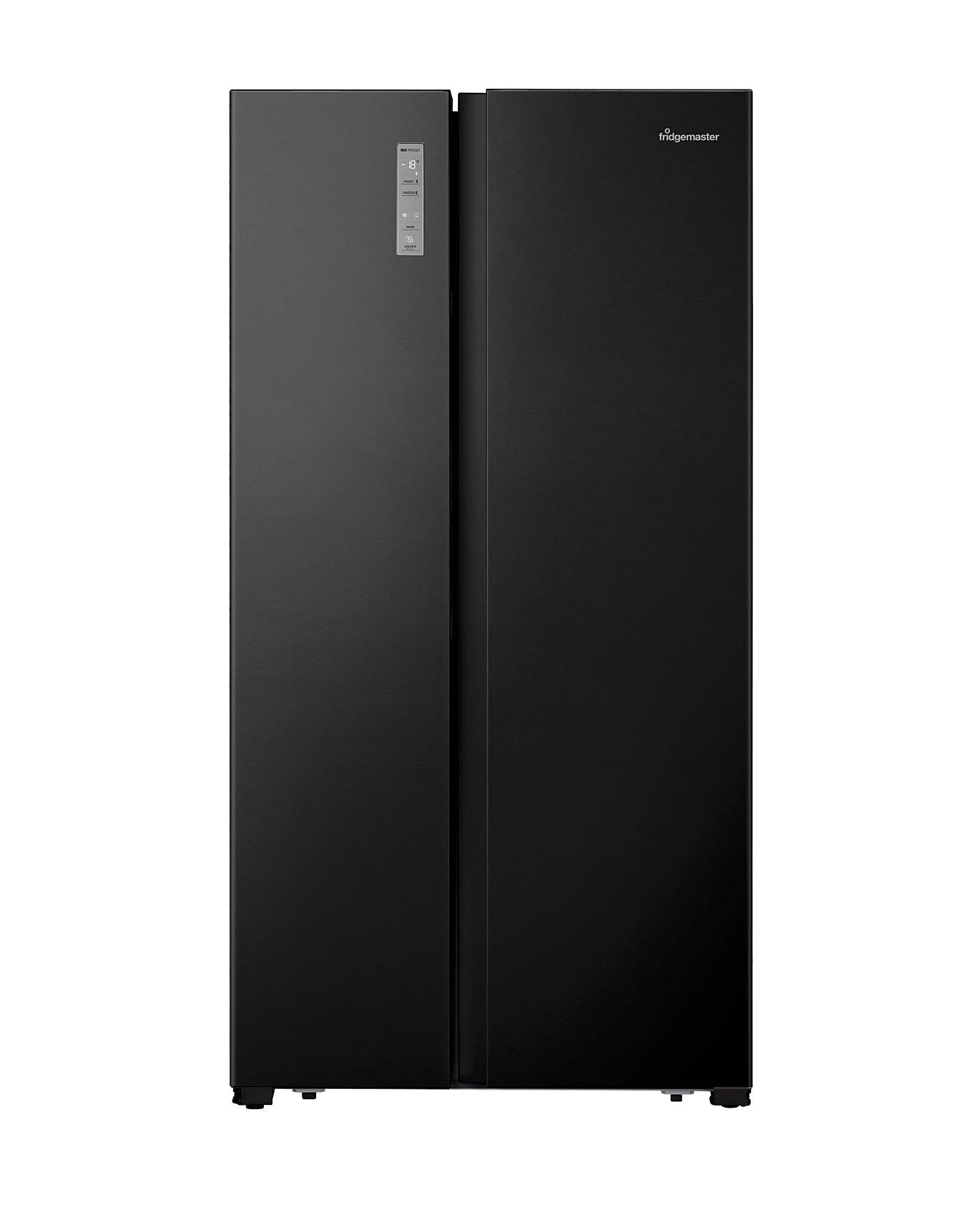  Fridgemaster MS91520BFF American Fridge Freezer, F Rated, No Frost
