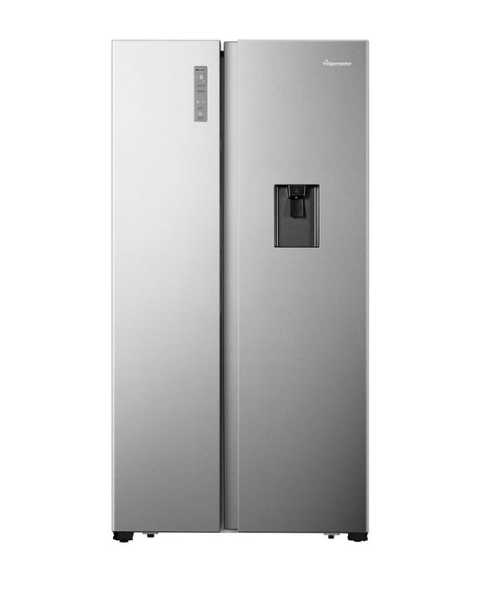 Fridgemaster MS91521FFS American Fridge Freezer, F Rated, No Frost