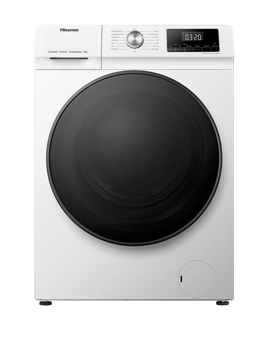  Hisense WFQA8014EVJM 8kg Washing Machine, A Rated, 1400rpm Spin