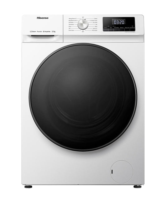  Hisense WFQA1214EVJM 12kg Washing Machine, A Rated, 1400rpm Spin