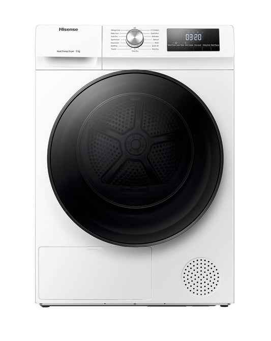  Hisense DHQA902U 9kg Heat Pump Dryer, A++ Rated