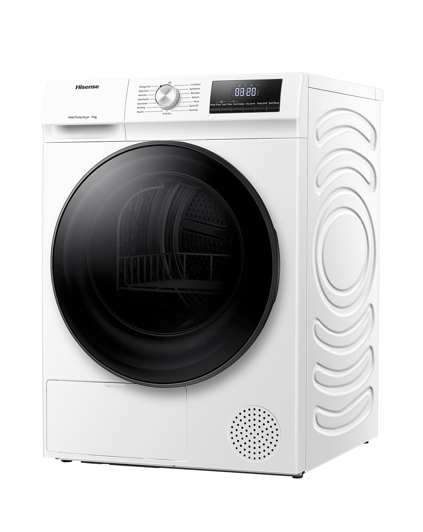  Hisense DHQA902U 9kg Heat Pump Dryer, A++ Rated