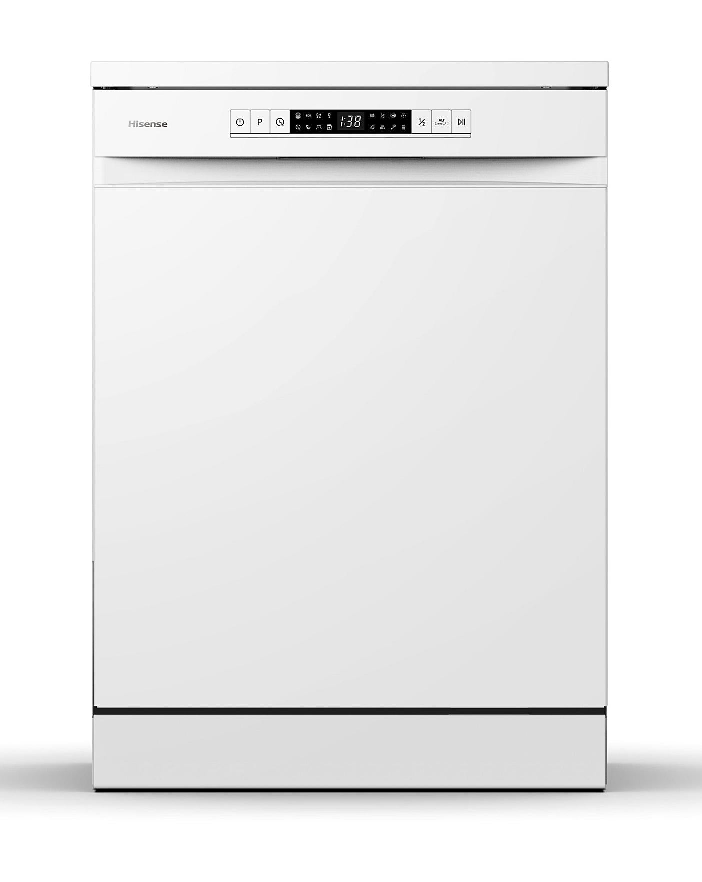  Hisense HS622E90WUK Dishwasher, E Rated, 13 Place Setting