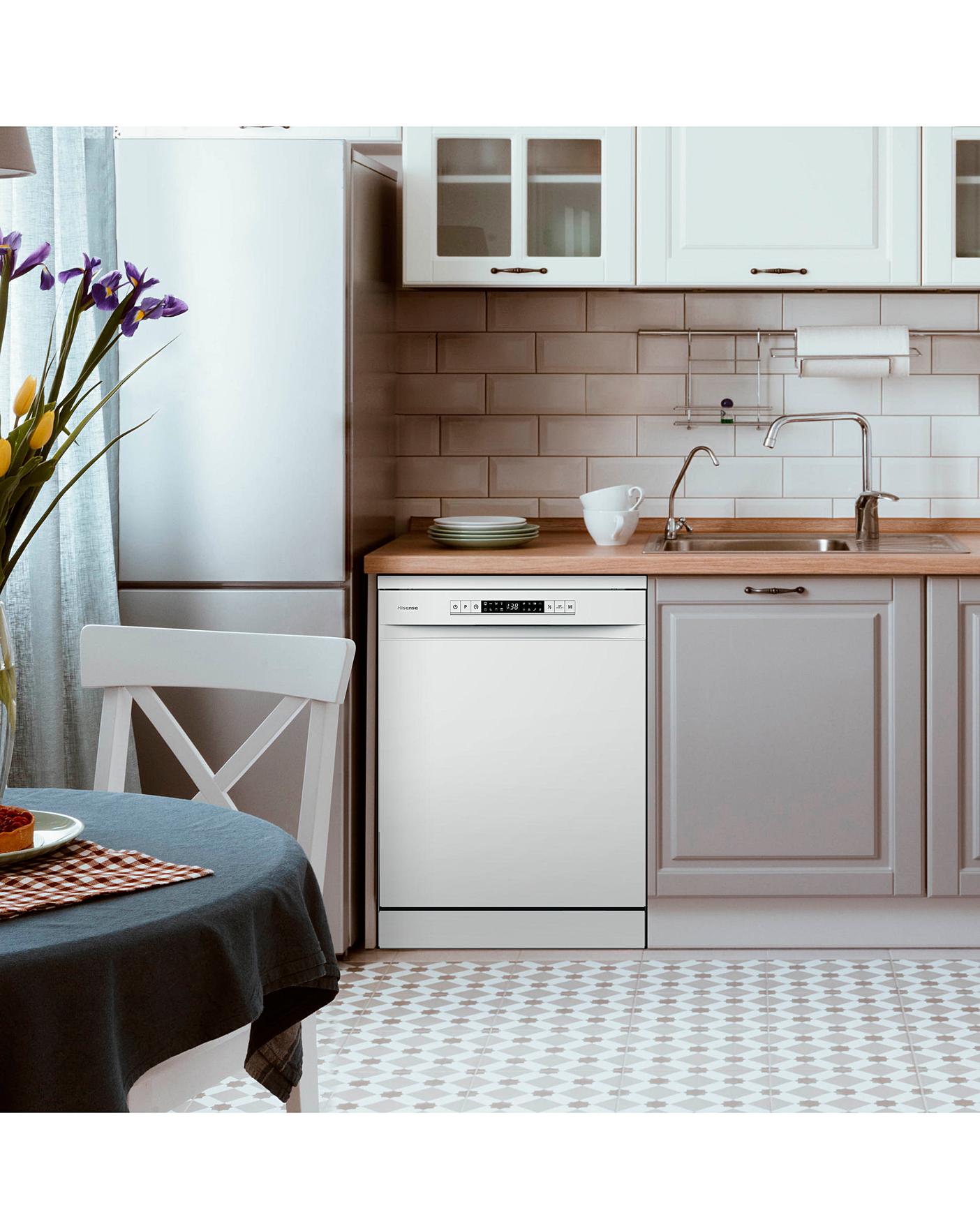  Hisense HS622E90WUK Dishwasher, E Rated, 13 Place Setting