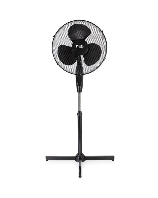  Tower 16 Inch Oscillating Black Stand Fan