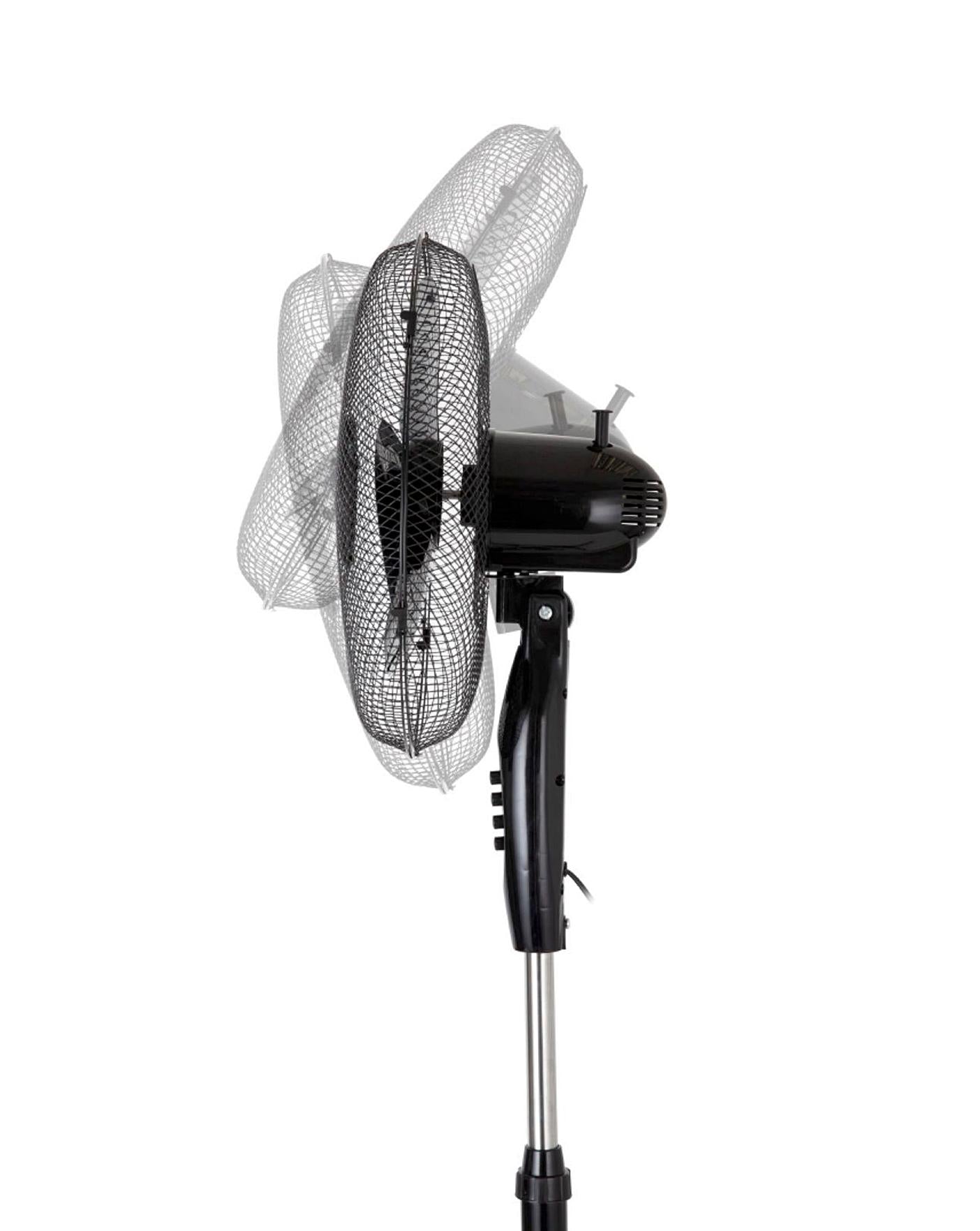  Tower 16 Inch Oscillating Black Stand Fan