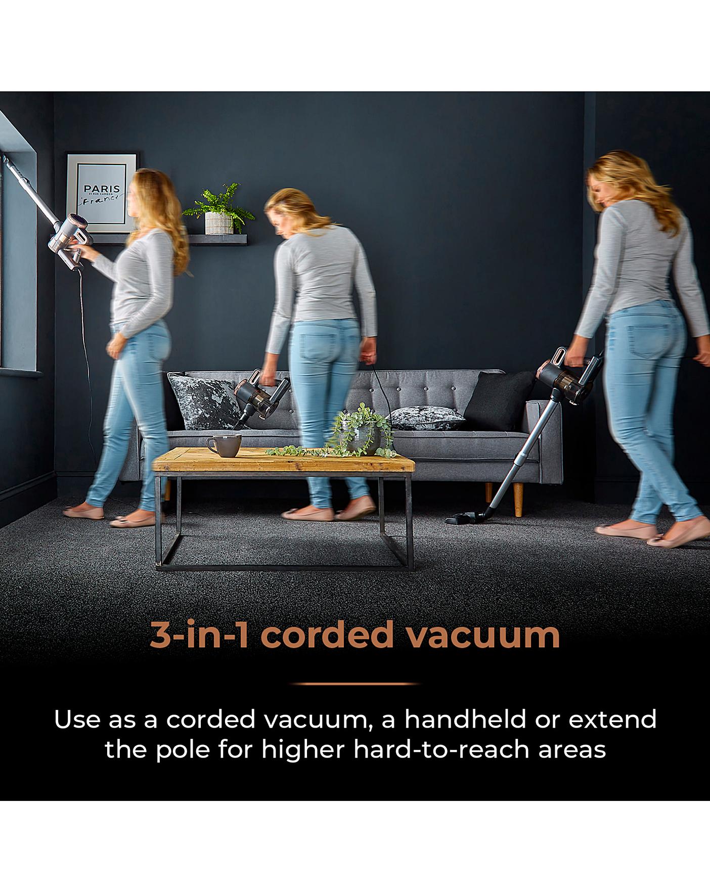  Tower RXEC20 Pro Corded 3 In 1 Rose Gold Vacuum Cleaner