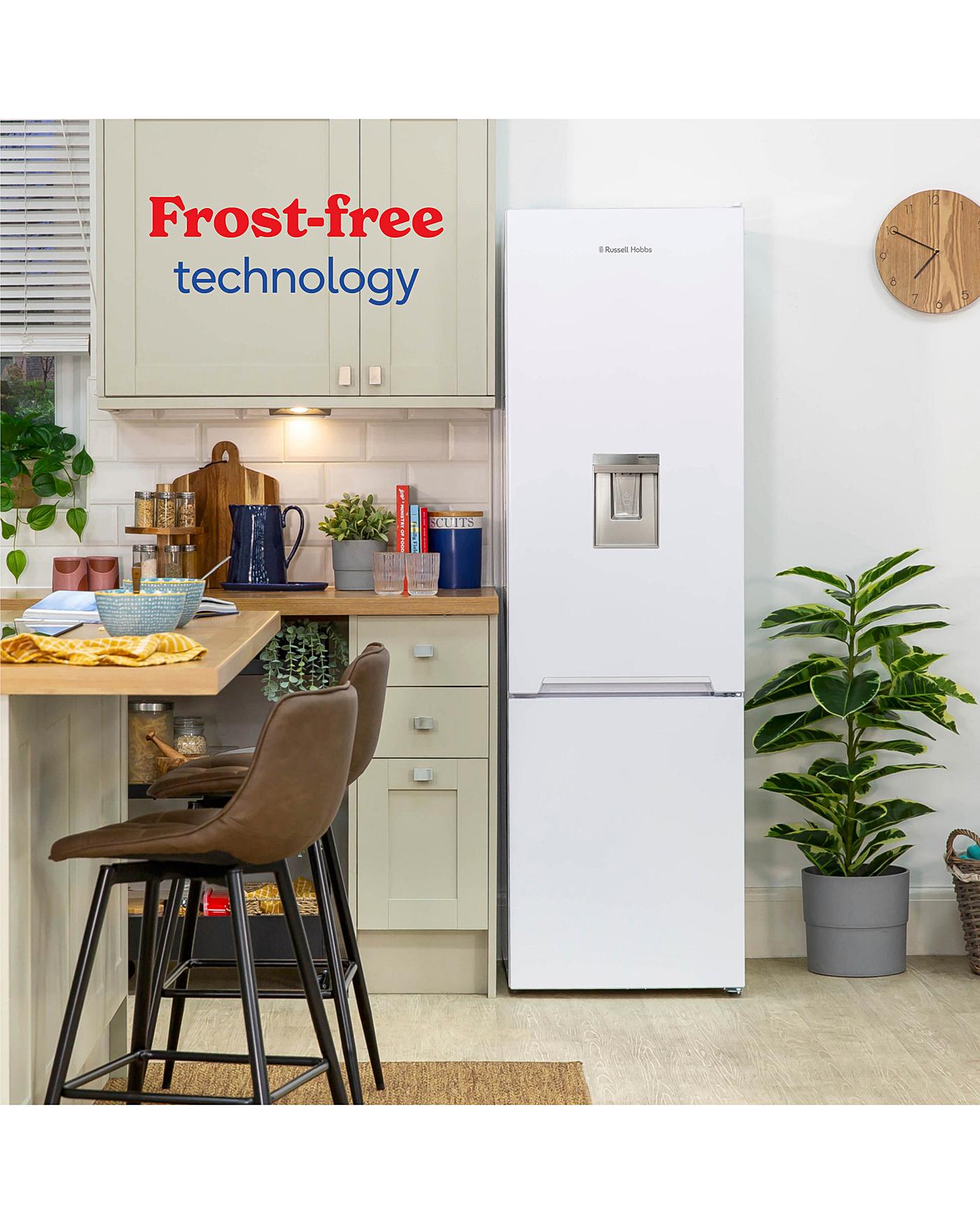  Russell Hobbs RH180FFFF55-WD Frost-Free, F Rated Fridge Freezer +Water Dispenser