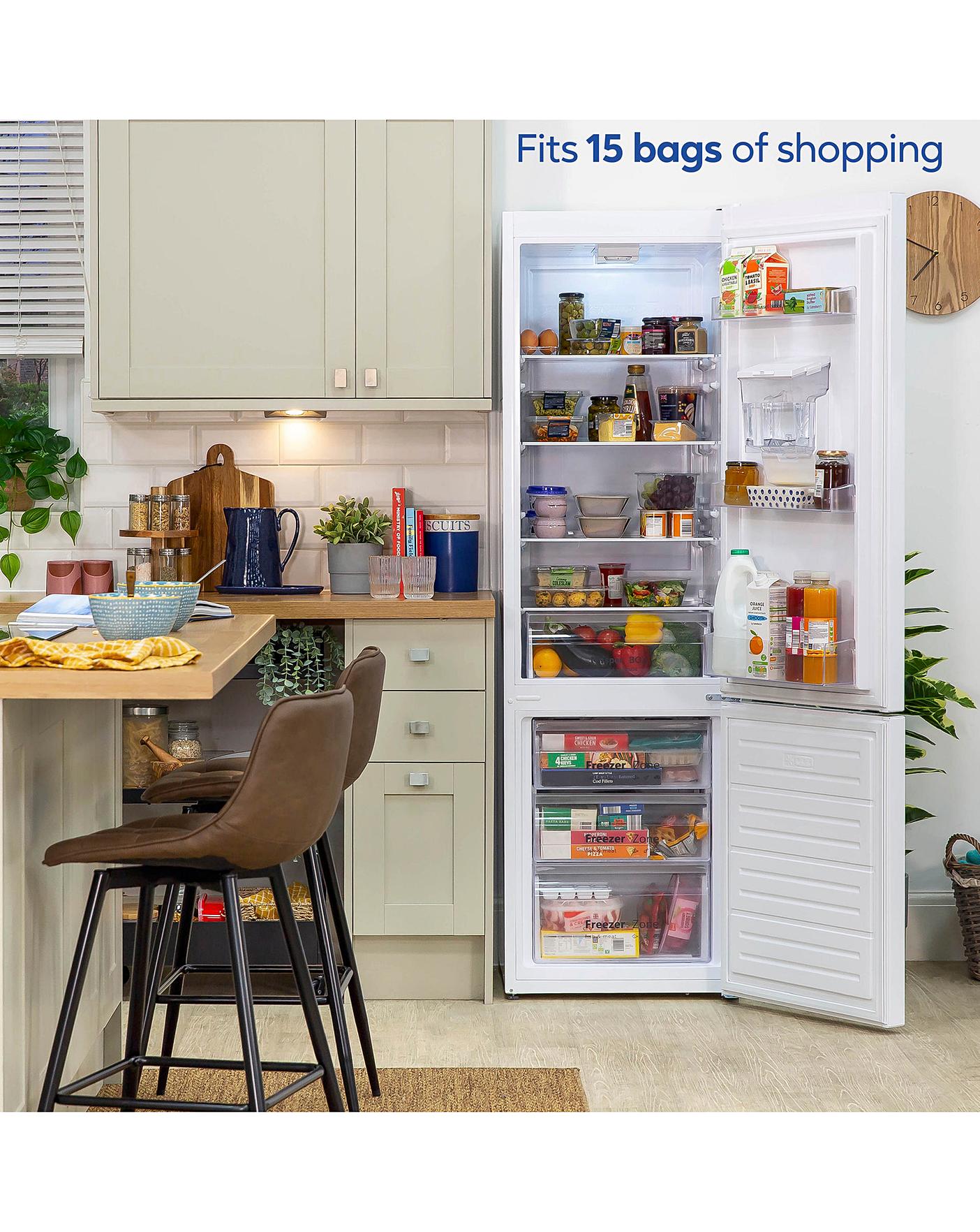  Russell Hobbs RH180FFFF55-WD Frost-Free, F Rated Fridge Freezer +Water Dispenser