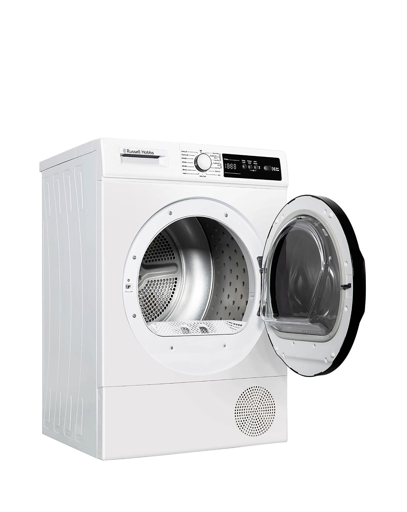  Russell Hobbs RH9HPTD111W, 9kg, Heat Pump Tumble Dryer - White