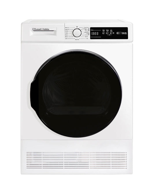  Russell Hobbs RH8CTD111W, 8kg, Condenser Tumble Dryer - White