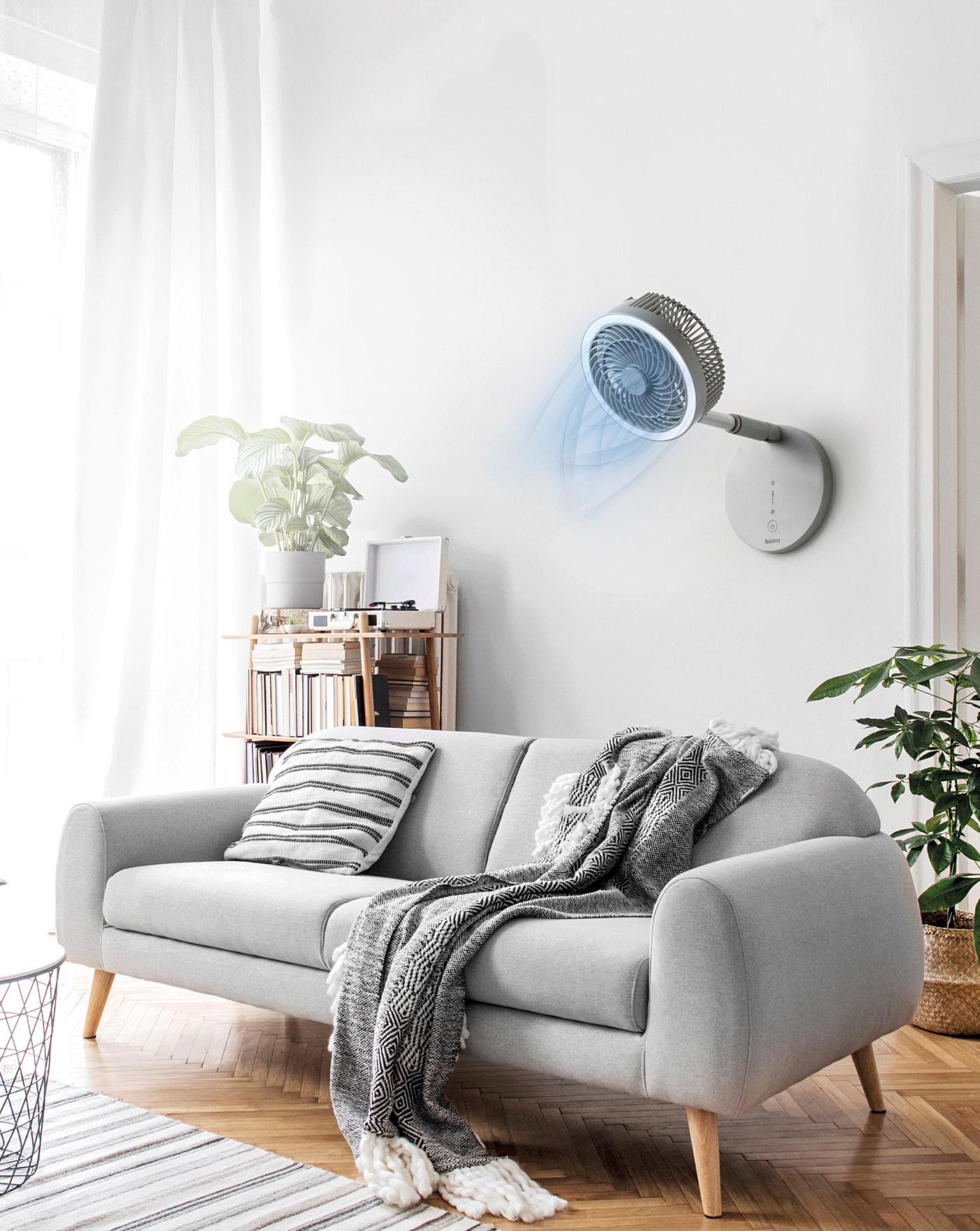  Beldray 3 In 1 LED Cordless Fan - Grey